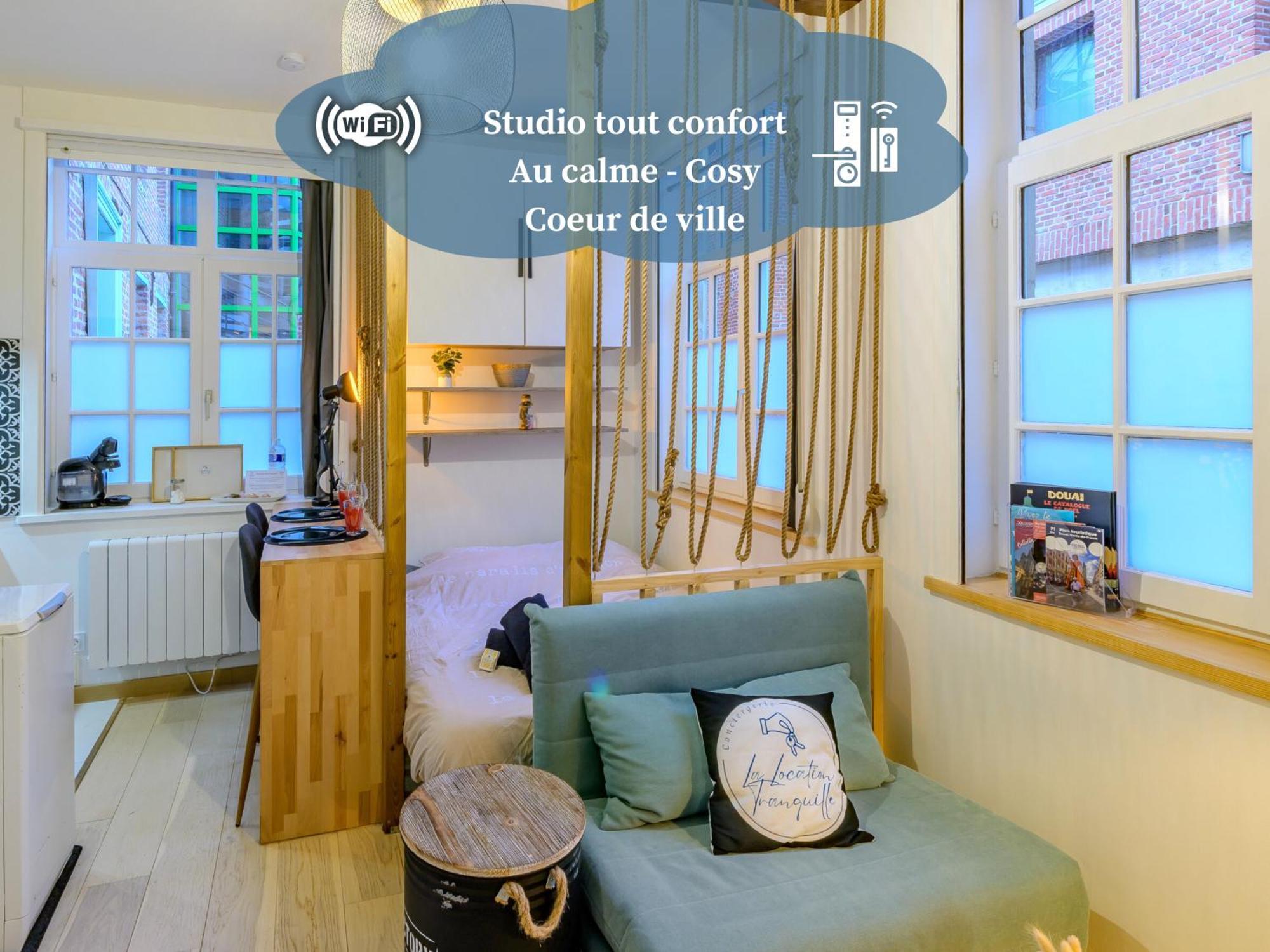 Nid Urbain - Proche Tribunal - Centre - Wifi - Tv Apartment *